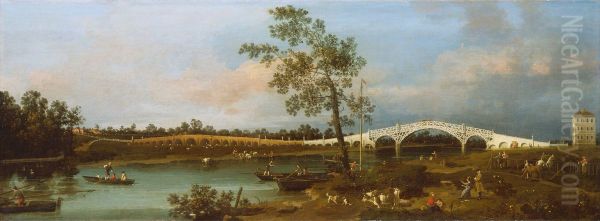 Old Walton Bridge - view 1