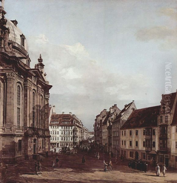 Ansicht von Dresden,Die Frauenkirche - view 1