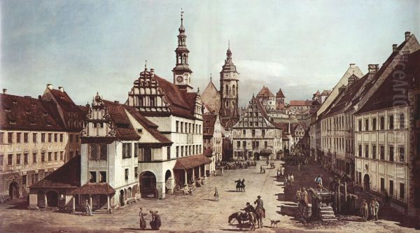 The Marketplace in Pirna - view 1