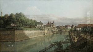 The Moat of the Zwinger in Dresden