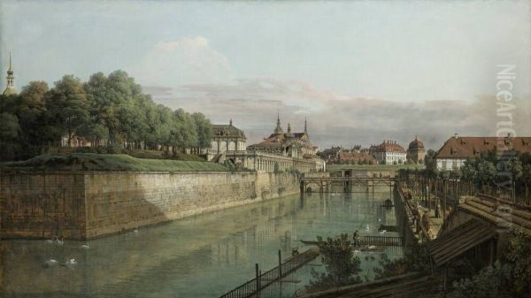 Der Zwingergraben in Dresden - view 1