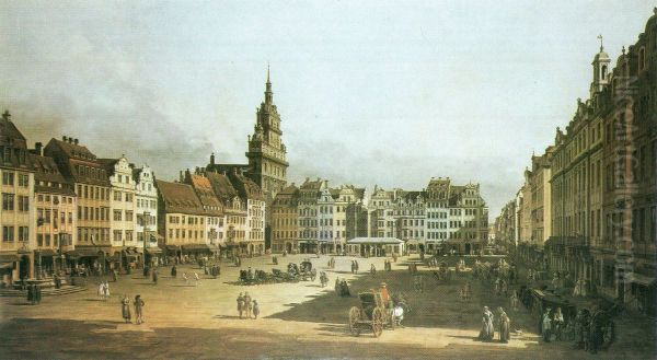 The Old Market in Dresden from Schlossgasse - view 1
