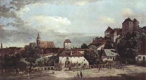 Pirna from the South by Bernardo Bellotto