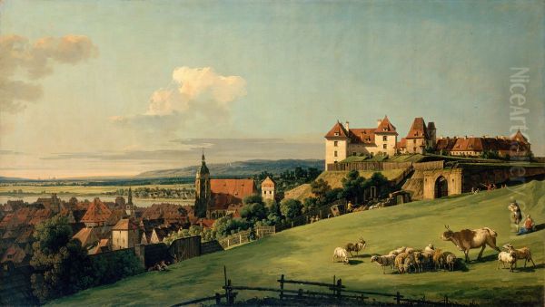 View of Pirna from the Sonnenstein Castle - view 1