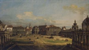 Zwinger in Dresden by Bernardo Bellotto