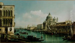 Santa Maria della Salute and the Dogana from Campo Santa Maria Zobenigo by Bernardo Bellotto