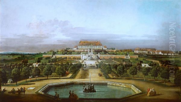 Das kaiserliche Lustschloss Schlosshof, Gartenseite - view 1