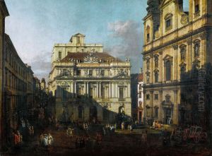 Universitatsplatz in Vienna by Bernardo Bellotto