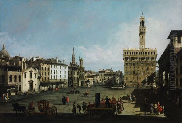 The Piazza della Signoria in Florence - view 1
