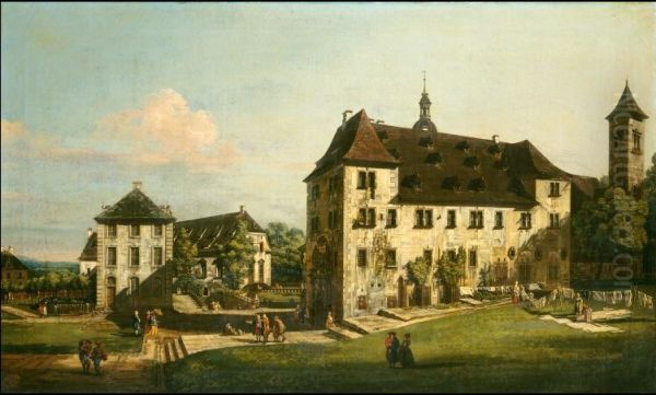 Courtyard with the Magdalenenburg - view 1
