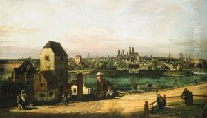 View of Munich by Bernardo Bellotto