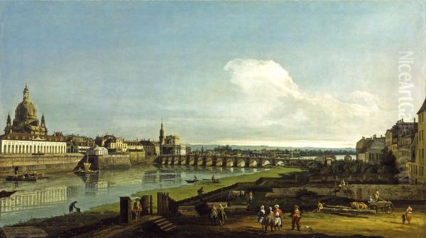 View of Dresden with the Frauenkirche at Left - view 1