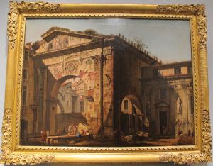 Porticus Octaviae by Bernardo Bellotto