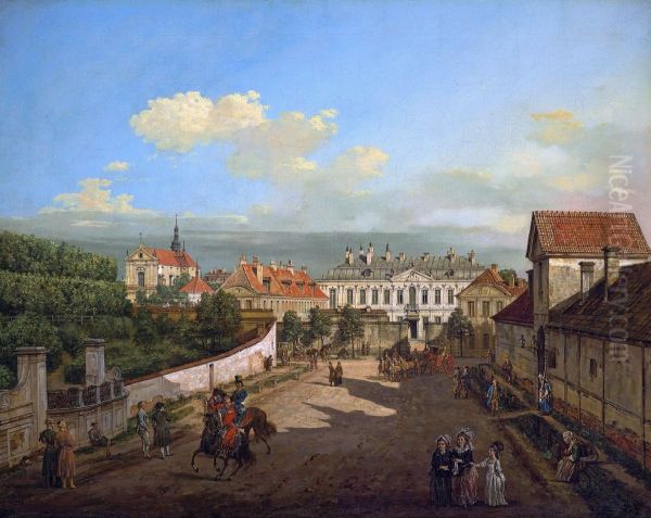 The Blue Palace in Warsaw. - view 1