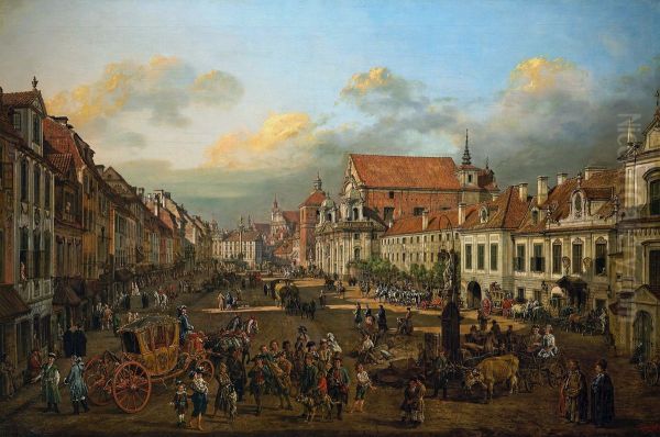 View of Cracow Suburb leading to the Castle Square. - view 1