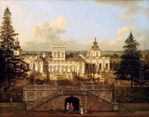 Wilanow Palace as seen from the garden.