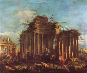 Capriccio by Francesco Guardi