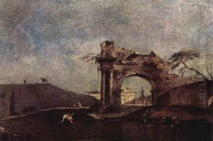 Capriccio by Francesco Guardi