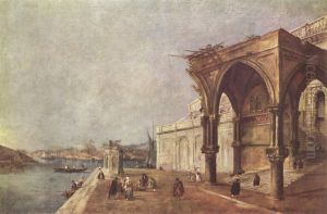 Cappriccio mit venezianischen Motiven by Francesco Guardi