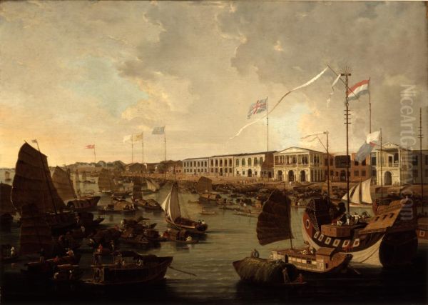 View of the Canton Factories - view 1