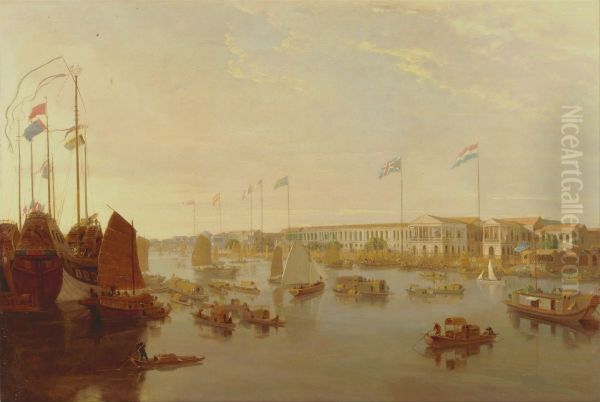 The European Factories, Canton - view 1