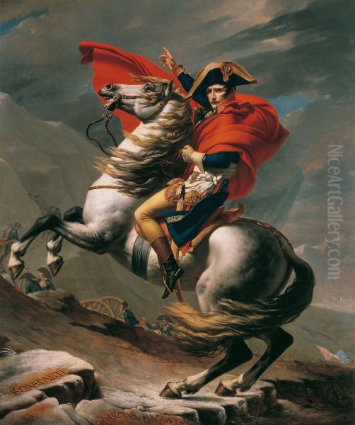 Napoleon Crossing the Alps - view 1