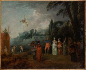 The Embarkation for Cythera by Jean-Antoine Watteau