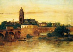 View of Frankfurt with the Old Bridge from Sachsenhausen View of Frankfurt with the Old Bridge from Sachsenhausen
