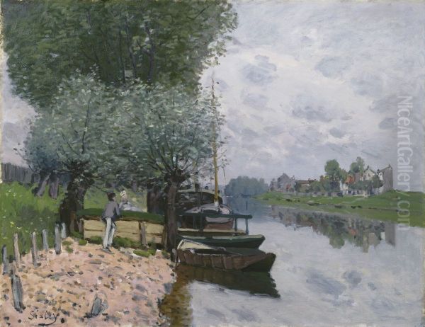 The Seine at Bougival - view 1
