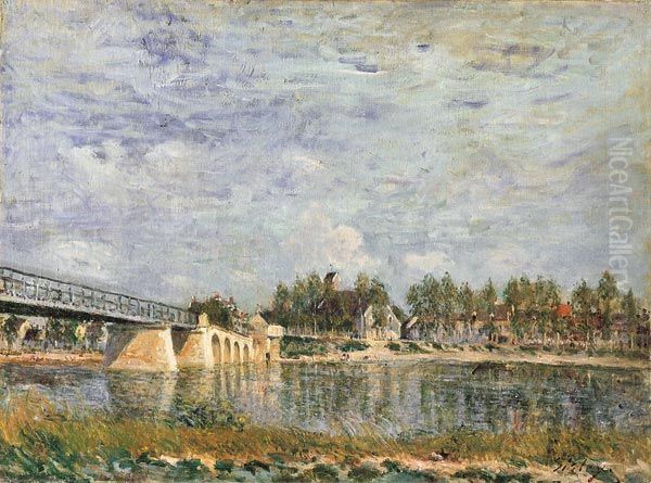 The Bridge at Saint-Mammes - view 1