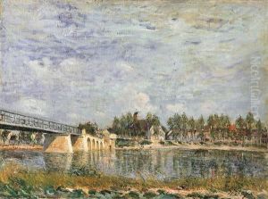 The Bridge at Saint-Mammes by Alfred Sisley