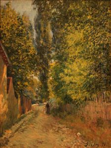 Neighbourhood of Louveciennes by Alfred Sisley