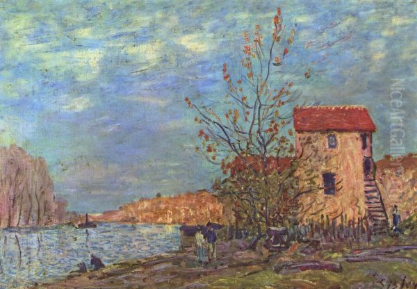 Der Loing bei Moret - view 1