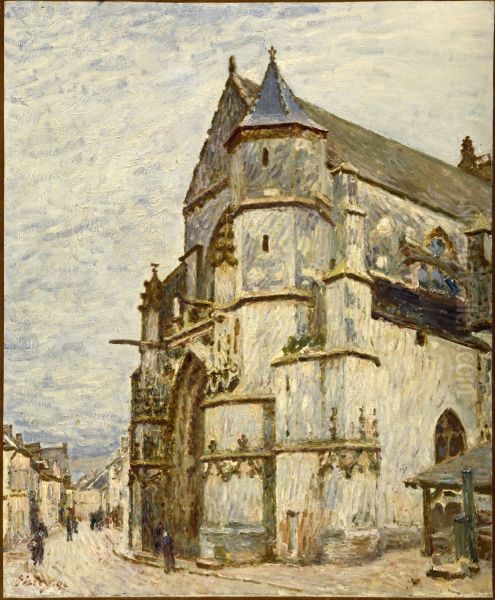 Church at Moret after the Rain - view 1