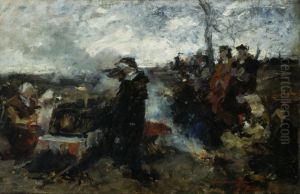 Dona Juana la Loca (esbos) by Francisco Pradilla y Ortiz