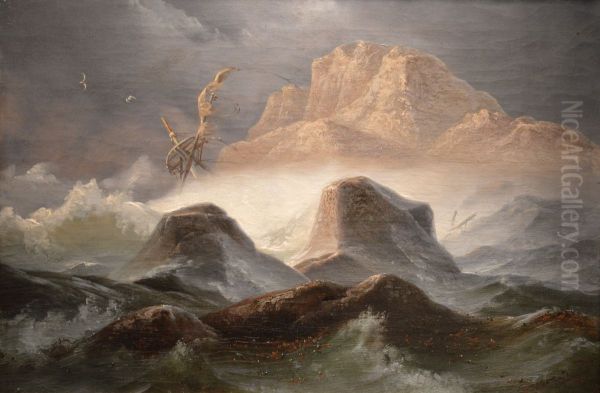 Storm ved den norske kyst - view 1