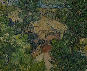 Ingang van een steengroeve by Vincent Van Gogh
