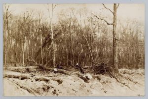 Houthakkers by Anton Mauve