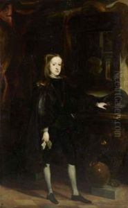 Portrait De Charles Ii by Juan Carreno De Miranda