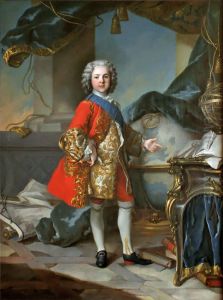 Portrait de Louis de France, Dauphin fils de Louis XV by Louis Tocque