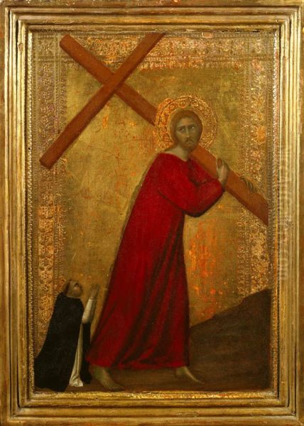 Christ Bearing the Cross, with a Dominican Friar - view 1