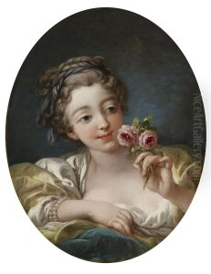 Girl with Roses