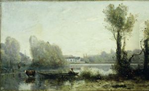 Ville-d'Avray by Jean-Baptiste Camille Corot