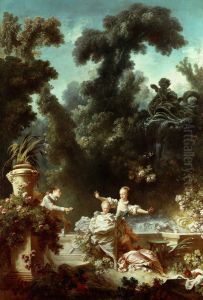 The Pursuit by Jean-Honore Fragonard
