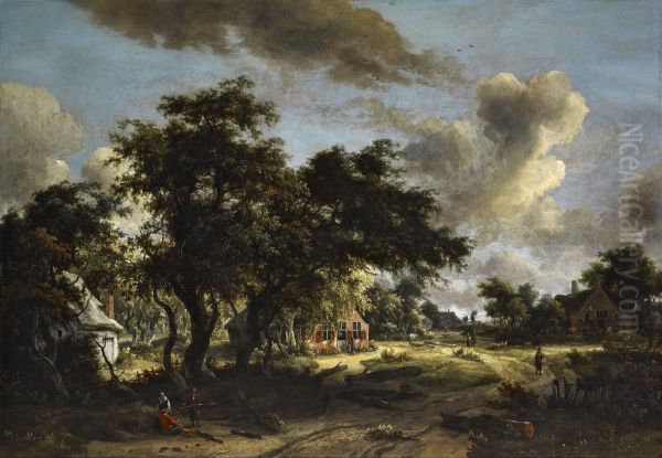 Village among Trees - view 1