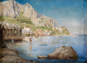 Beach Scene in Capri Beach Scene in Capri