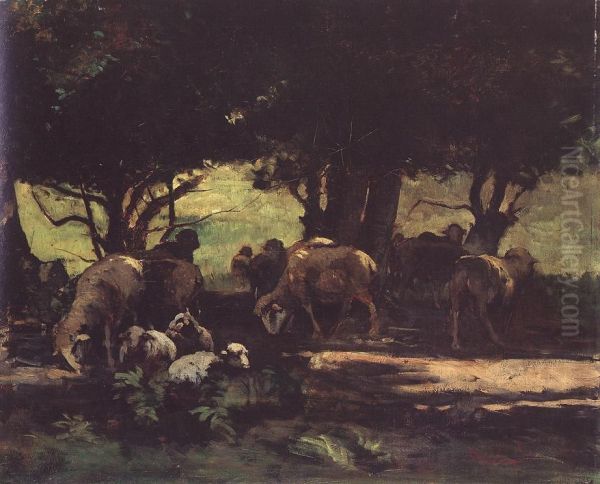 Sheep herd - view 1