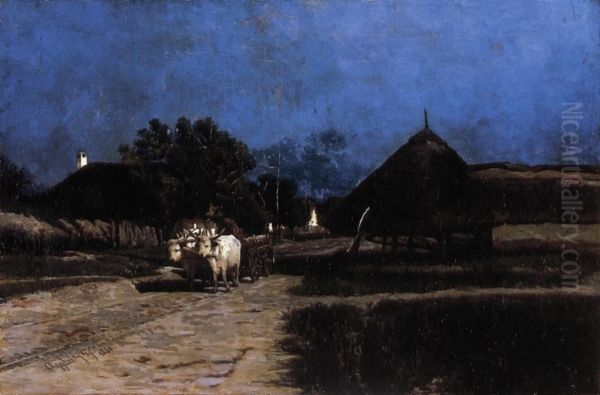 Village at Night - view 1