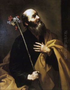 Saint Joseph with the Flowering Rod by Jusepe de Ribera