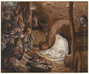 The Adoration of the Shepherds by James Jacques Joseph Tissot